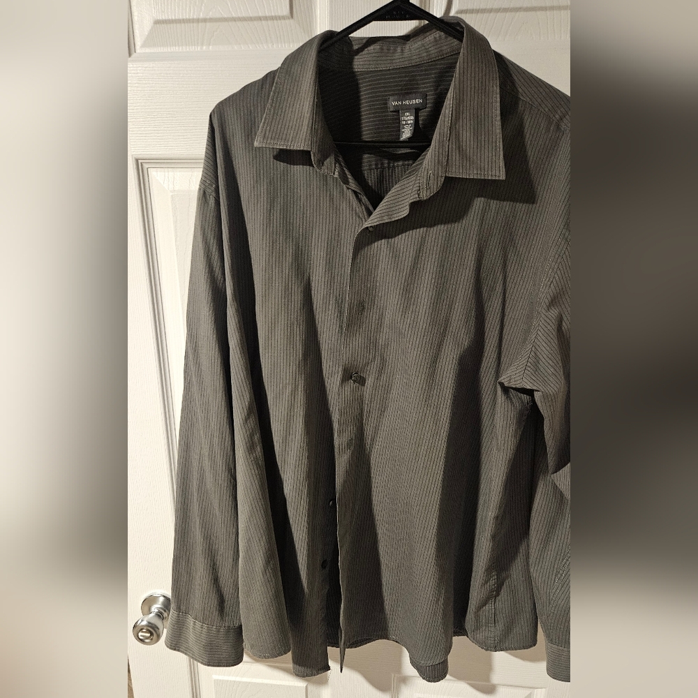 Van Heusen Charcoal Pinstripe Shirt